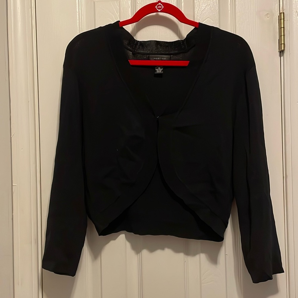 Black mini sweater